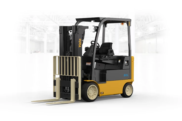 Lithium-ion forklift with integrated battery | ERC080VHL | Yale