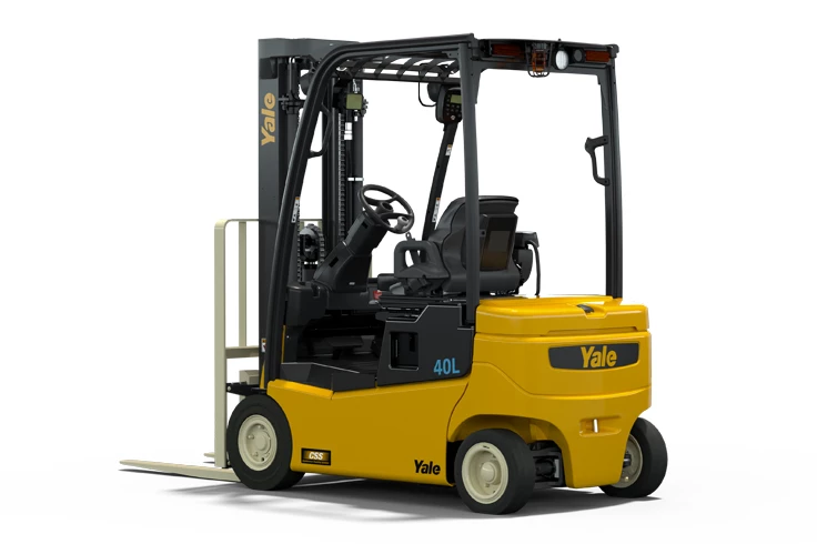 Pneumatic 4 wheel integrated lithium ion forklift | Yale  ERP040VFL