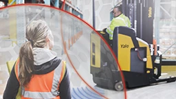 Material handling technology to assist forklift operators