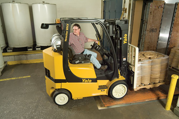 Ergonomic features | Yale class 4 forklift