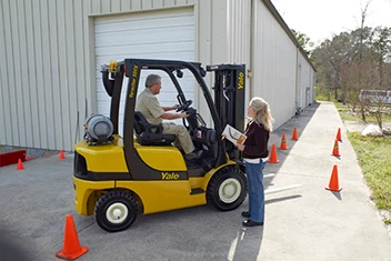 OSHA-compliant forklift operator training