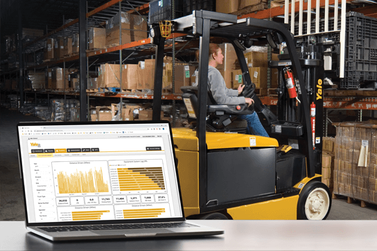 Forklift monitoring and tracking | Yale Vision