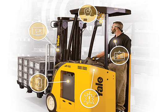 Forklift telematics. Forklift monitoring systems solution