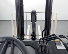 Series N forklift mast opening