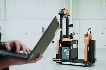 Reducing costs with automated lift trucks