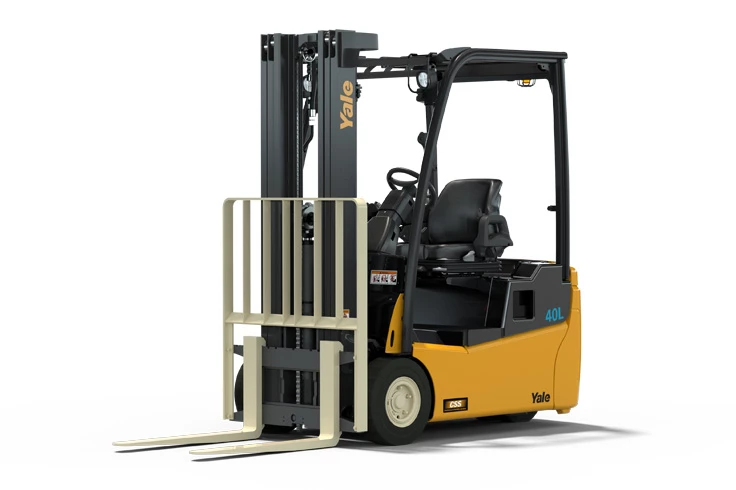 3 Wheel integrated lithium ion counterbalance forklift | Yale ERP040VTL
