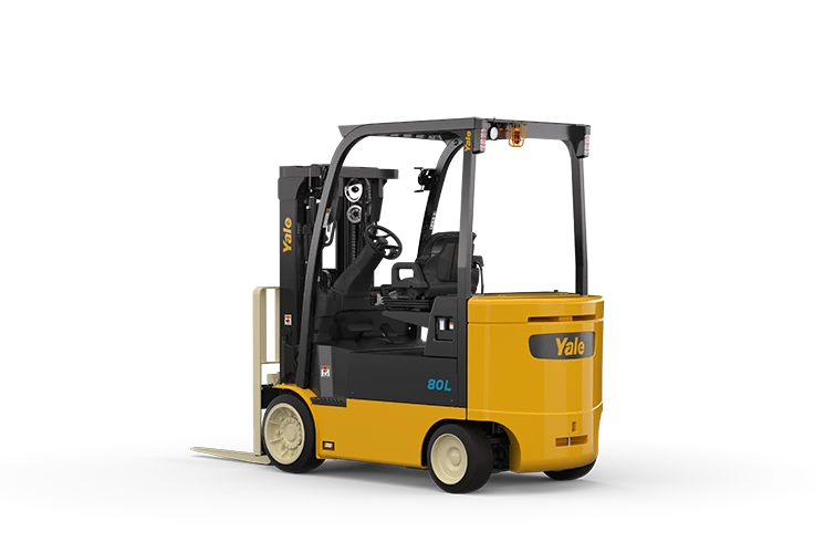 Yale 4 Wheel integrated lithium ion counterbalance forklift