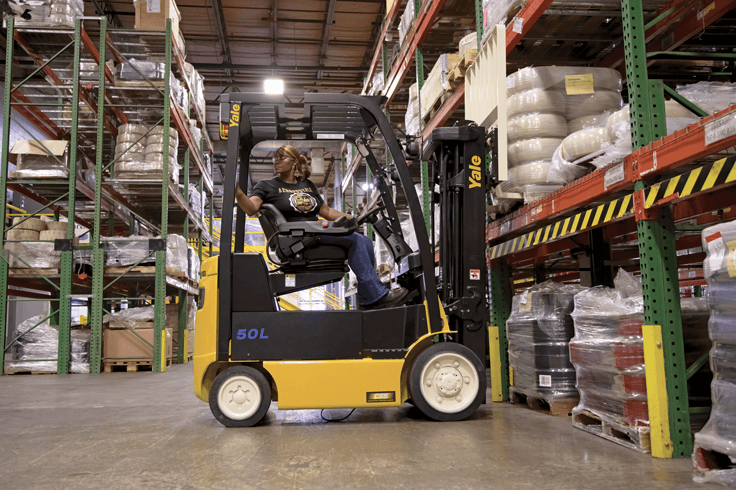 Fully integrated lithium-ion forklift for indoor and outdoor applications