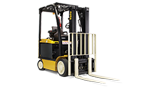 Carrello elevatore elettrico Yale ERC22-35VG a 4 ruote con gommatura cushion