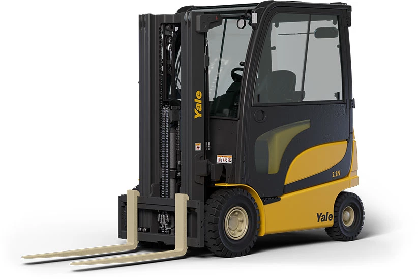 Efficient 4 wheel electric forklift |  Yale ERP40-70N