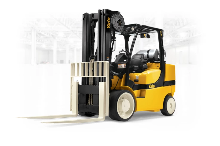 Heavy duty cushion tire forklift  by Yale