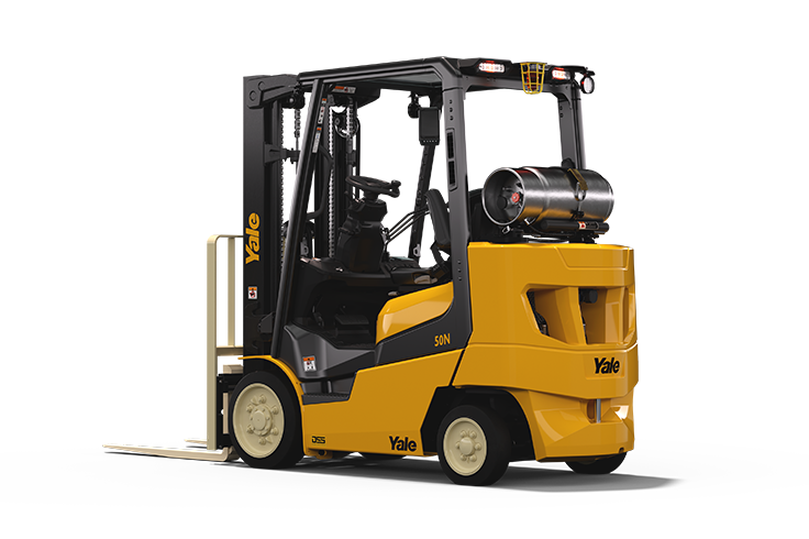 IC forklift with an innovative dynamic stability system | Yale