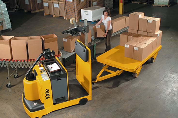 Warehouse Tugger Carts  |  Yale MTR005-MTR007F